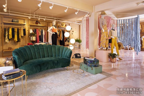 时尚女装品牌店装修效果图