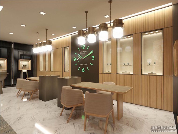 成都手表店装修