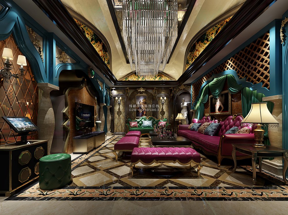 高端ktv装修设计效果图