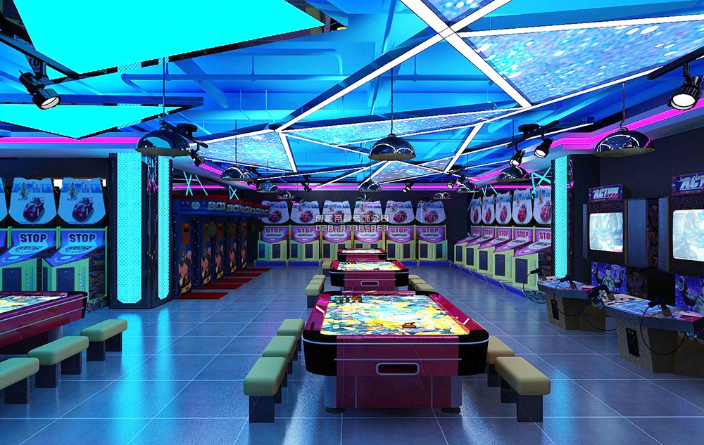 成都电玩城装修设计效果图