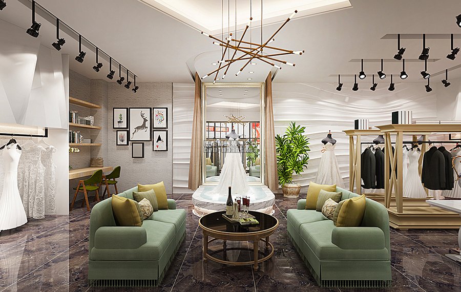 品牌摄影馆装修设计效果图