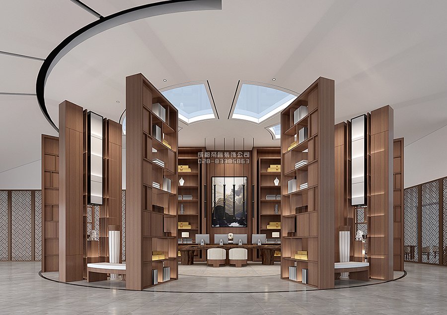 创意酒店会客厅装修效果图