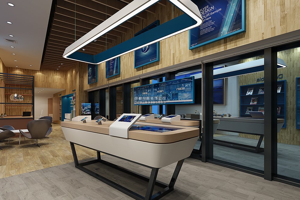 品牌手机旗舰店装修效果图