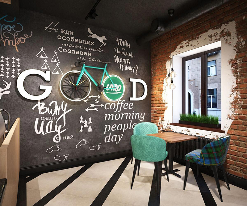 咖啡厅装修设计效图