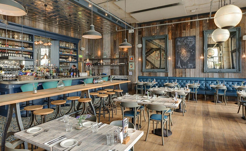 咖啡厅全景装修效果图