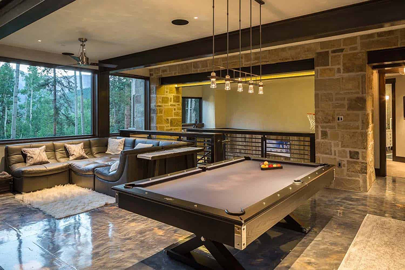 别墅台球室装修设计效果图