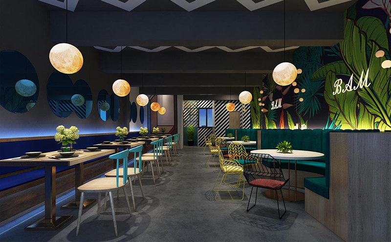 时尚风格快餐店装修效果图