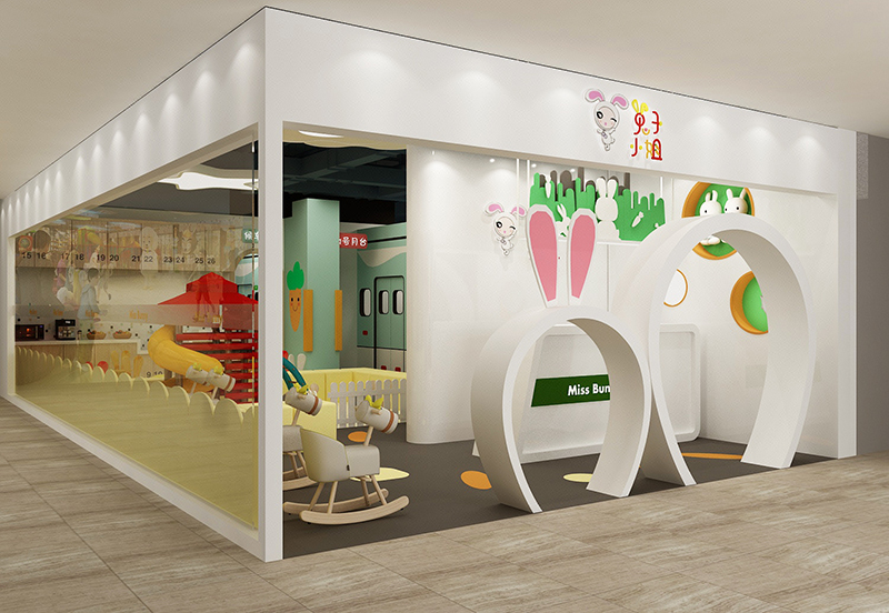 少儿推拿门店装修效果图