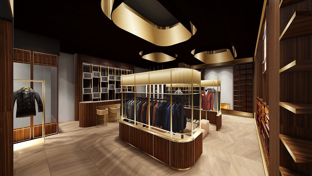 男士西装实体店装修设计