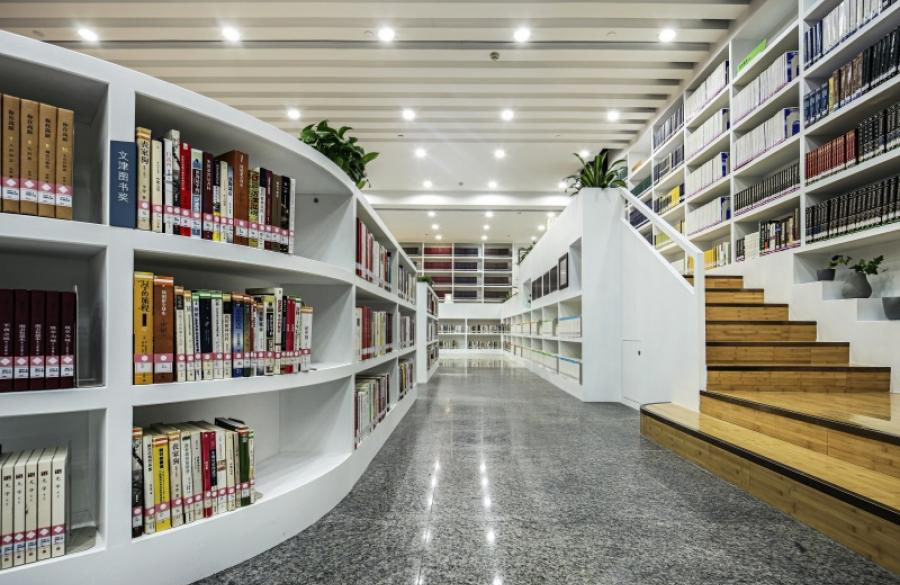 大气的书吧装修效果图