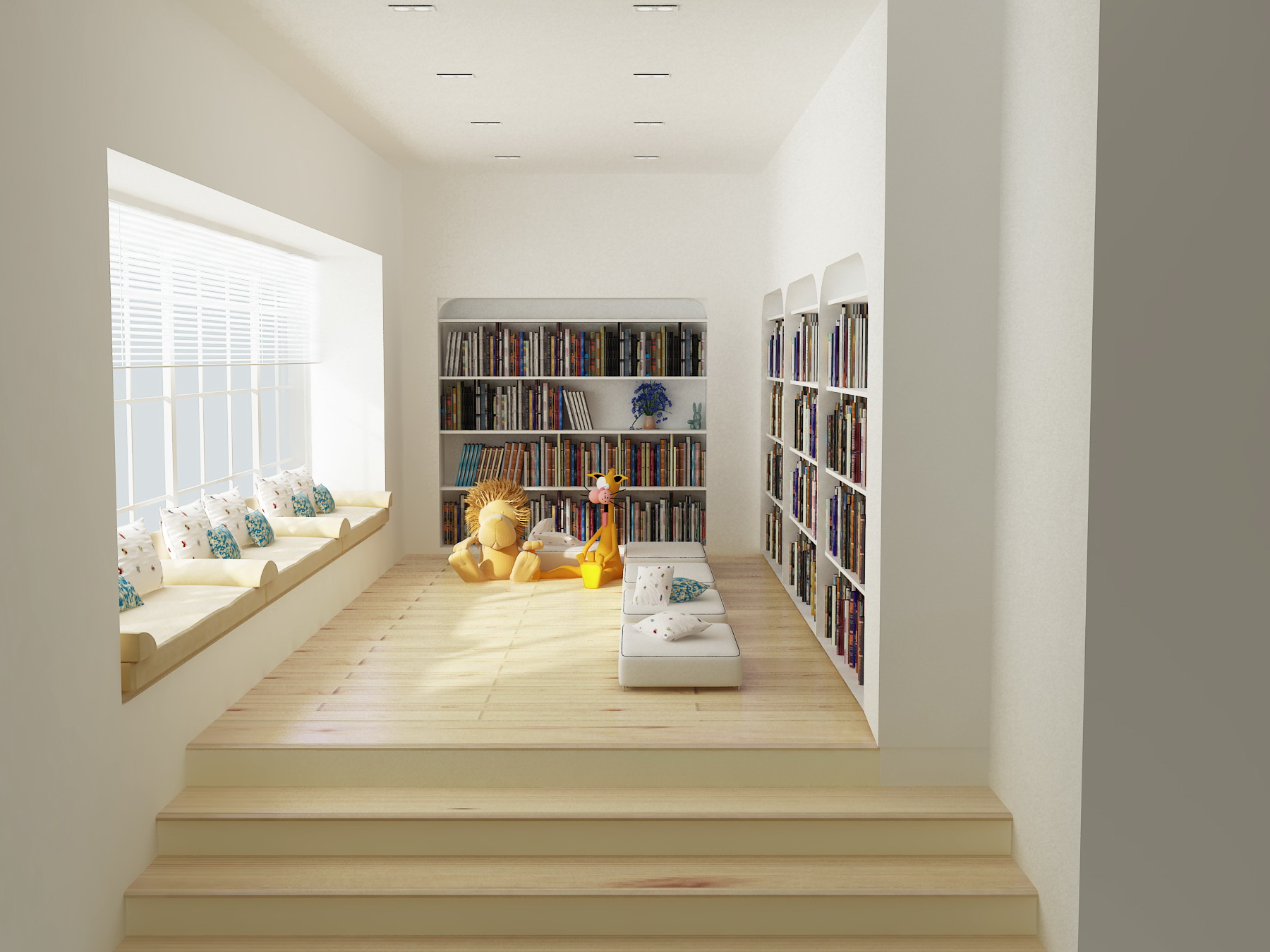 小型书吧创意间装修设计效果图