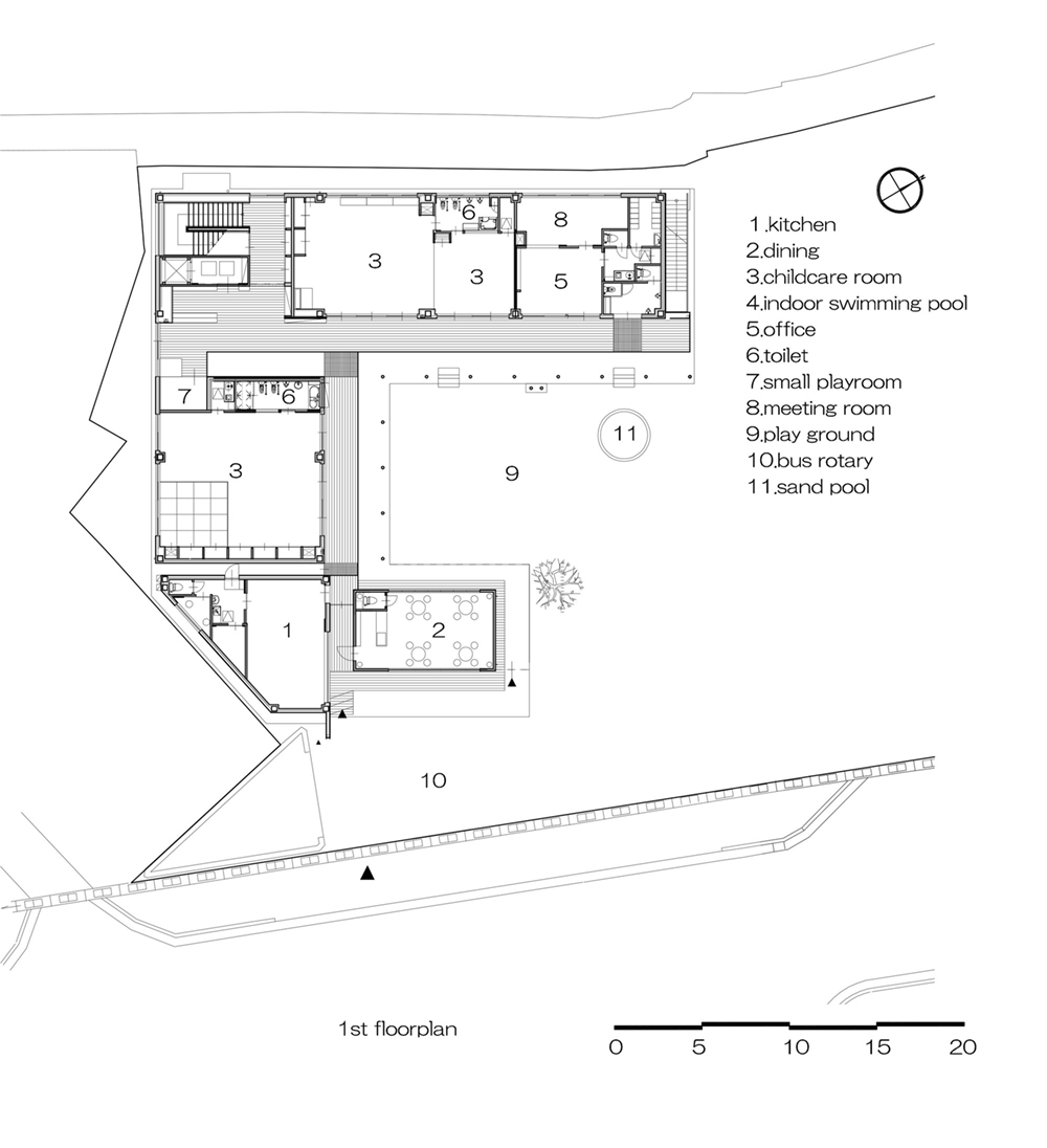 早教机构平面布置施工图