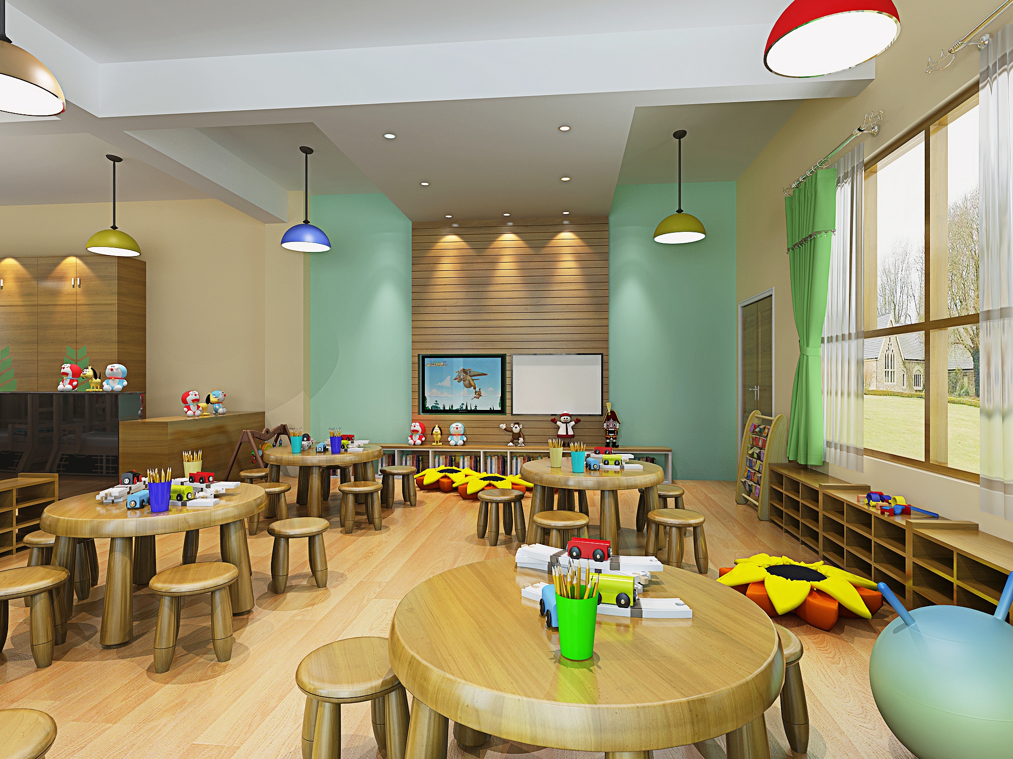 成都幼儿园装修设计效果图