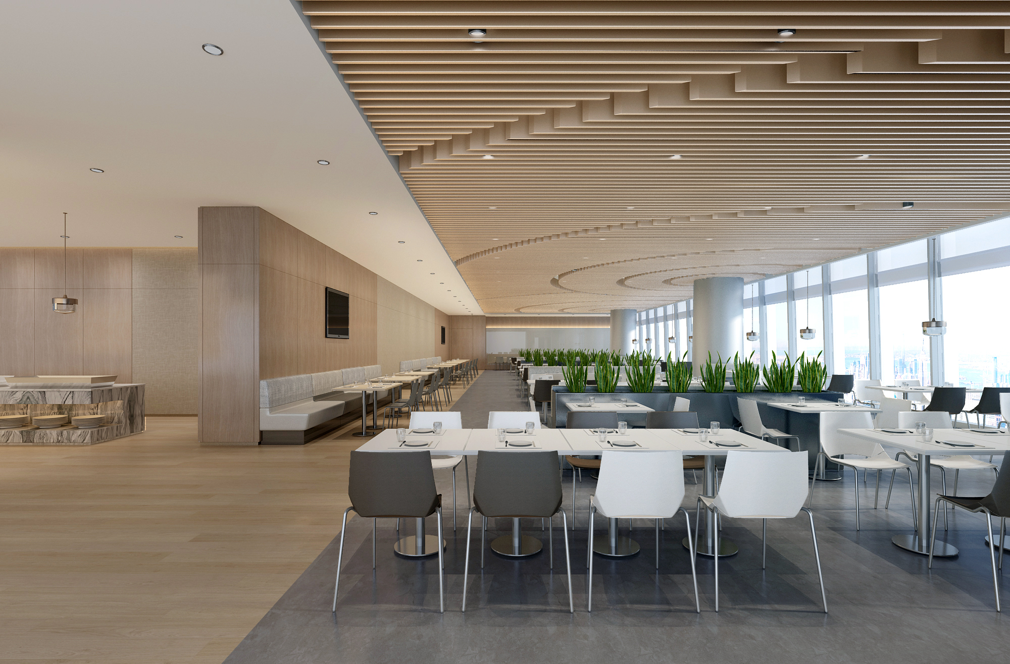 职工食堂装修效果图