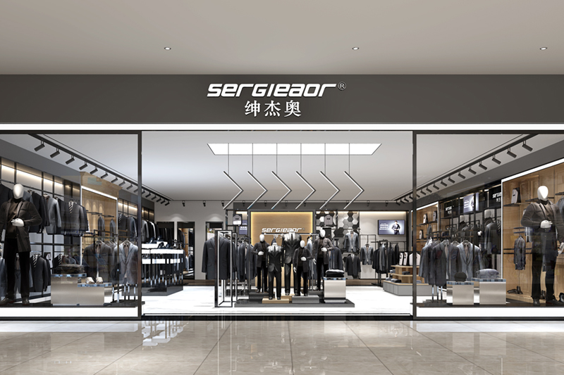 服装店门头装饰效果图片