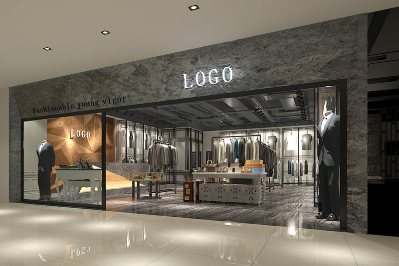 服装店门头装饰效果图片