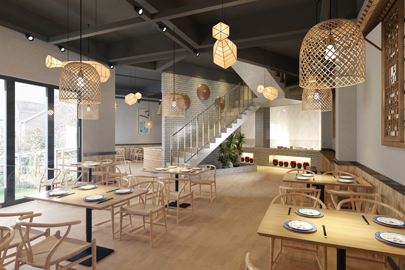 饺子馆装修效果图风格