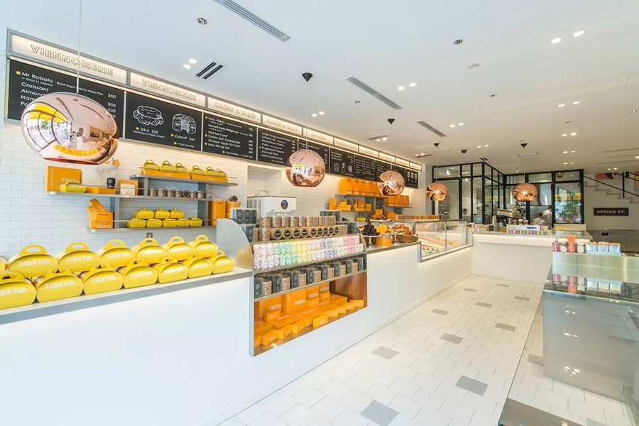 面包甜品店装修参考图片