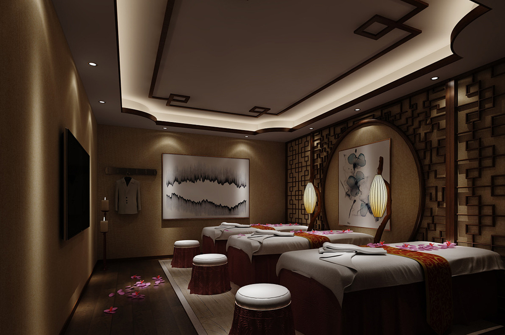 足疗店贵宾室装修效果图