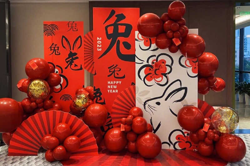 公司年会现场接待布置参考图片（二）